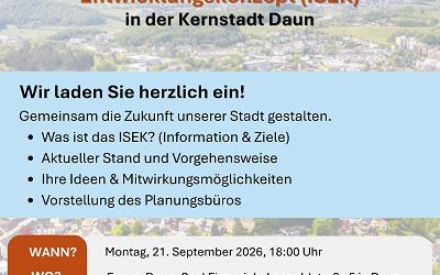 Einladung zur Informations- und Auftaktveranstaltung ISEK