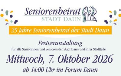 Festveranstaltung 25 Jahre Seniorenbeirat der Stadt Daun
