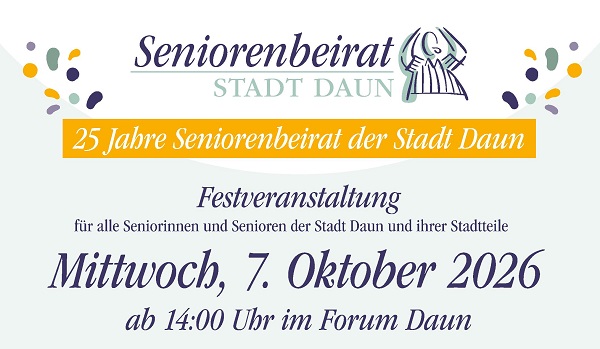 Flyer 25 Jahre Seniorenbeirat